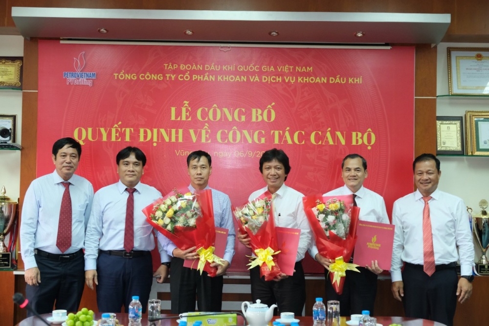 PV Drilling trao quyết định bổ nhiệm cán bộ PV Drilling trao quyết định bổ nhiệm cán bộ