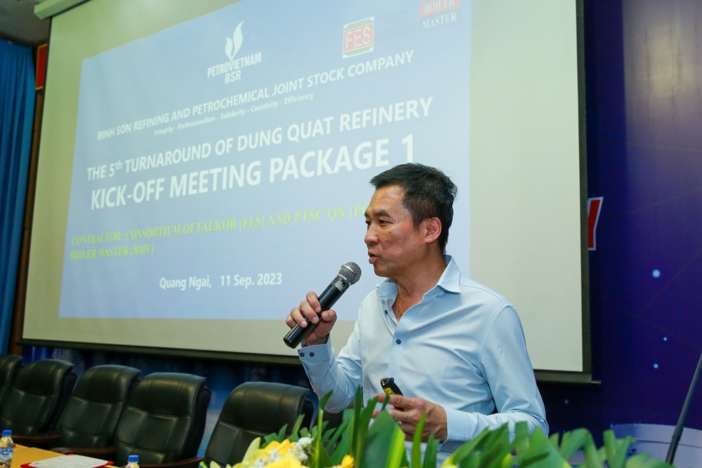 BSR tổ chức Lễ khởi động bảo dưỡng tổng thể lần 5 NMLD Dung Quất BSR tổ chức Lễ khởi động bảo dưỡng tổng thể lần 5 NMLD Dung Quất
