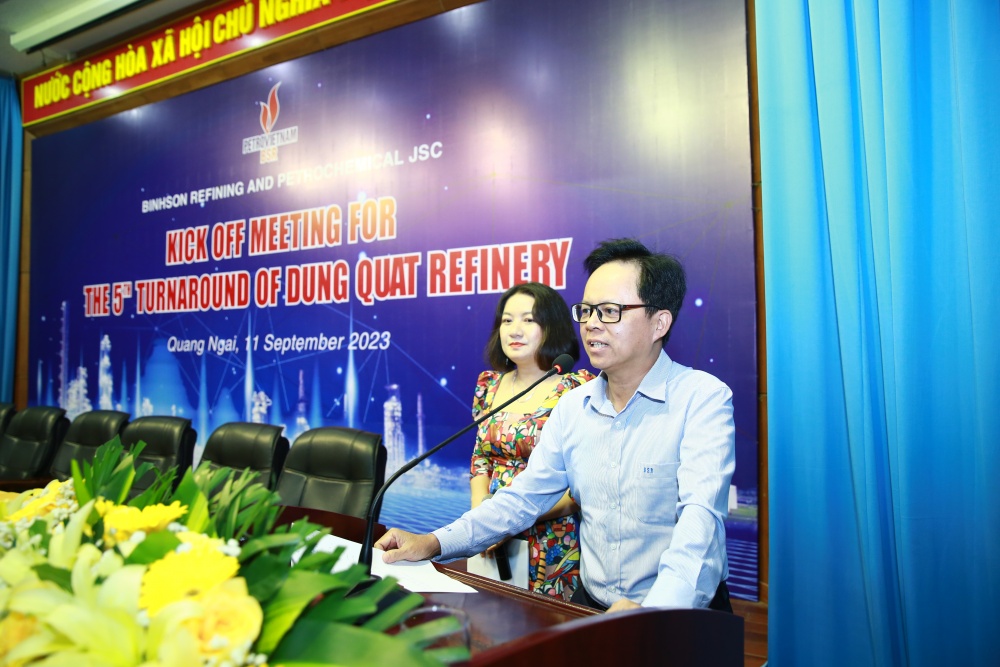 BSR tổ chức Lễ khởi động bảo dưỡng tổng thể lần 5 NMLD Dung Quất BSR tổ chức Lễ khởi động bảo dưỡng tổng thể lần 5 NMLD Dung Quất