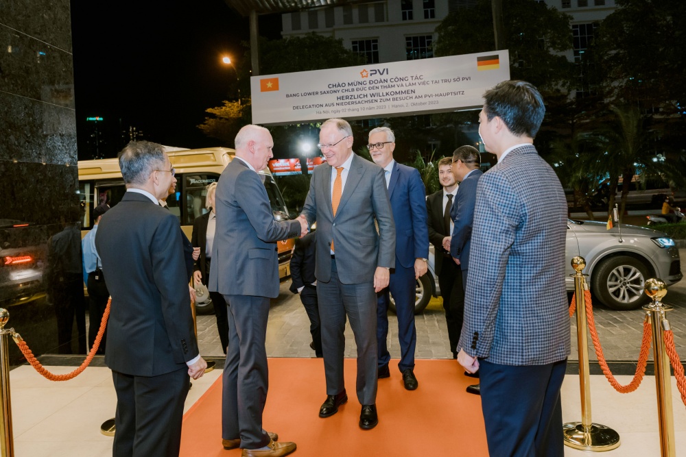 Phái đoàn Bang Lower Saxony đến thăm và làm việc tại PVI: Kết nối cơ hội mới trong hợp tác Việt-Đức Phái đoàn Bang Lower Saxony đến thăm và làm việc tại PVI: Kết nối cơ hội mới trong hợp tác Việt-Đức