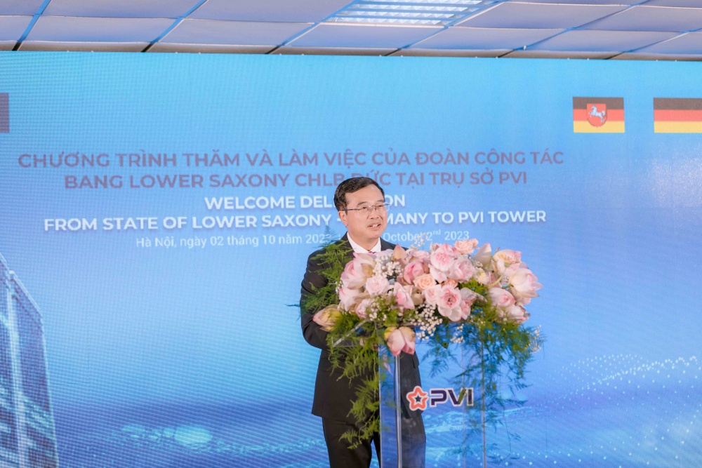 Phái đoàn Bang Lower Saxony đến thăm và làm việc tại PVI: Kết nối cơ hội mới trong hợp tác Việt-Đức Phái đoàn Bang Lower Saxony đến thăm và làm việc tại PVI: Kết nối cơ hội mới trong hợp tác Việt-Đức