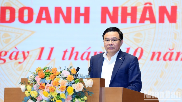  [Ảnh] Thường trực Chính phủ gặp mặt đại diện doanh nhân Việt Nam ảnh 5