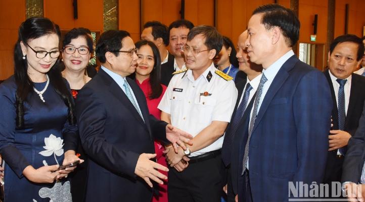  [Ảnh] Thường trực Chính phủ gặp mặt đại diện doanh nhân Việt Nam ảnh 7