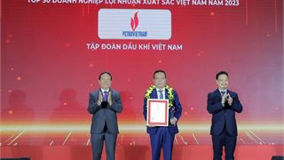 For the 5th consecutive year, Petrovietnam tops ranking of 500 most profitable enterprises in Vietnam