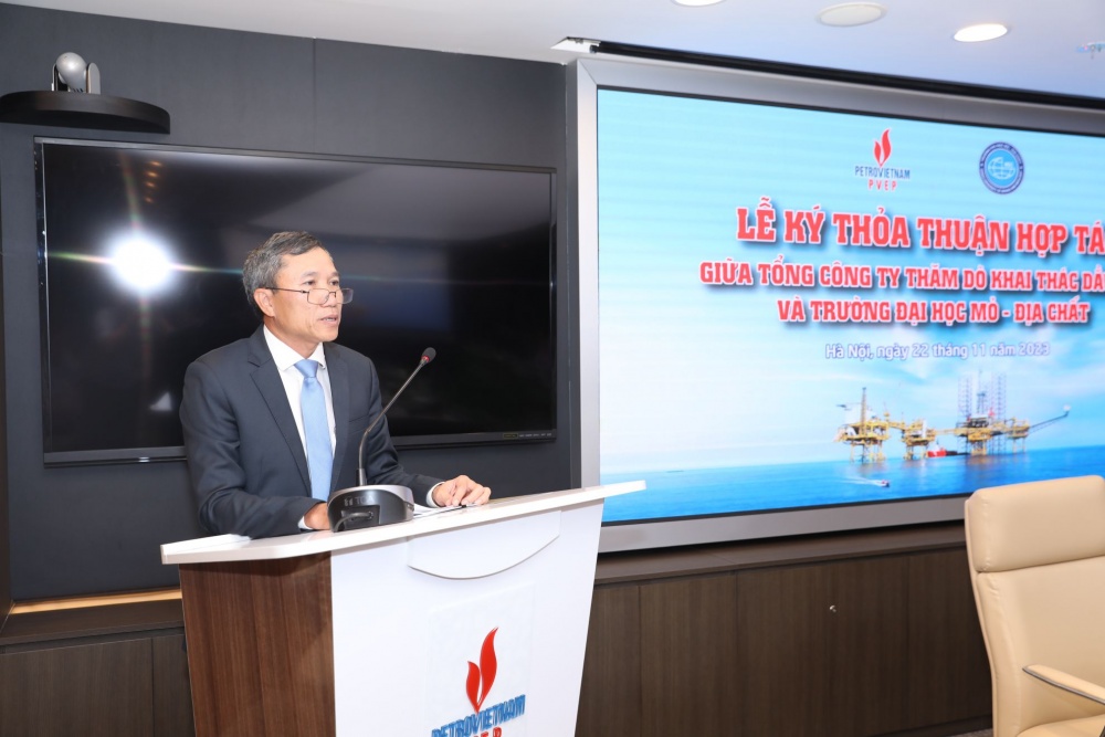 PVEP ký kết thỏa thuận hợp tác với Trường Đại học Mỏ - Địa chất giai đoạn 2023 - 2026 PVEP ký kết thỏa thuận hợp tác với Trường Đại học Mỏ - Địa chất giai đoạn 2023 - 2026