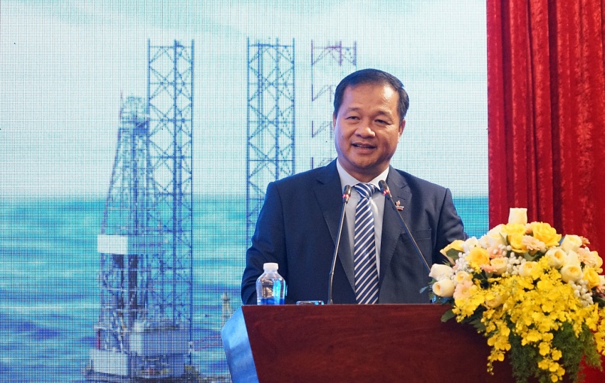 Chủ tịch HĐQT PV Drilling Mai Thế Toàn phát biểu tại Hội nghị. Chủ tịch HĐQT PV Drilling Mai Thế Toàn phát biểu tại Hội nghị.