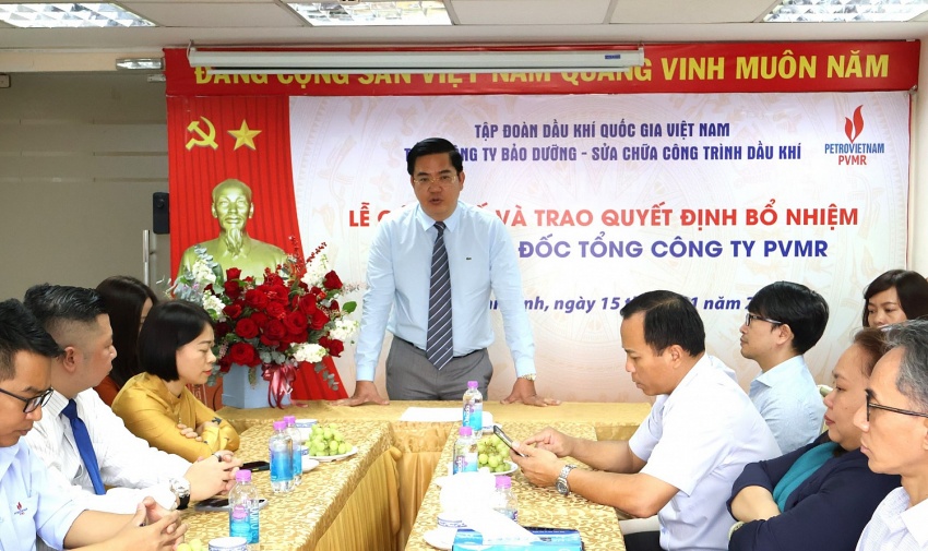 Công bố và trao Quyết định bổ nhiệm Tổng Giám đốc Tổng công ty PVMR Công bố và trao Quyết định bổ nhiệm Tổng Giám đốc Tổng công ty PVMR