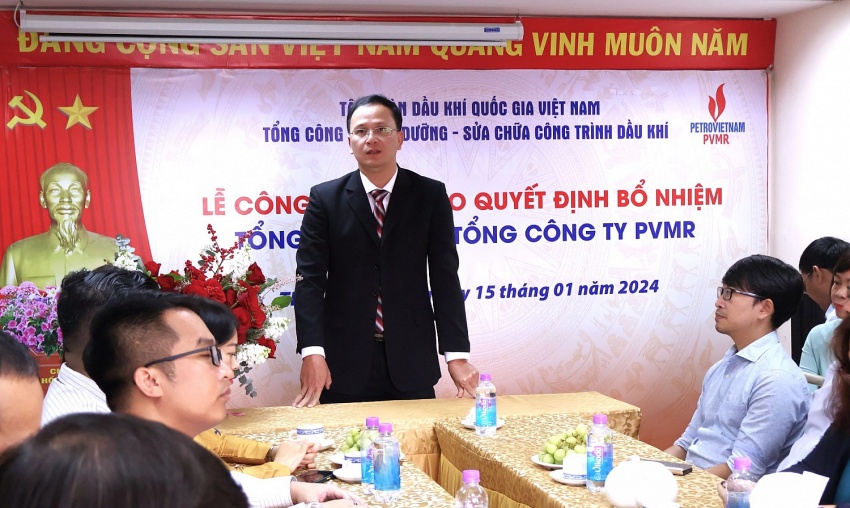 Công bố và trao Quyết định bổ nhiệm Tổng Giám đốc Tổng công ty PVMR Công bố và trao Quyết định bổ nhiệm Tổng Giám đốc Tổng công ty PVMR