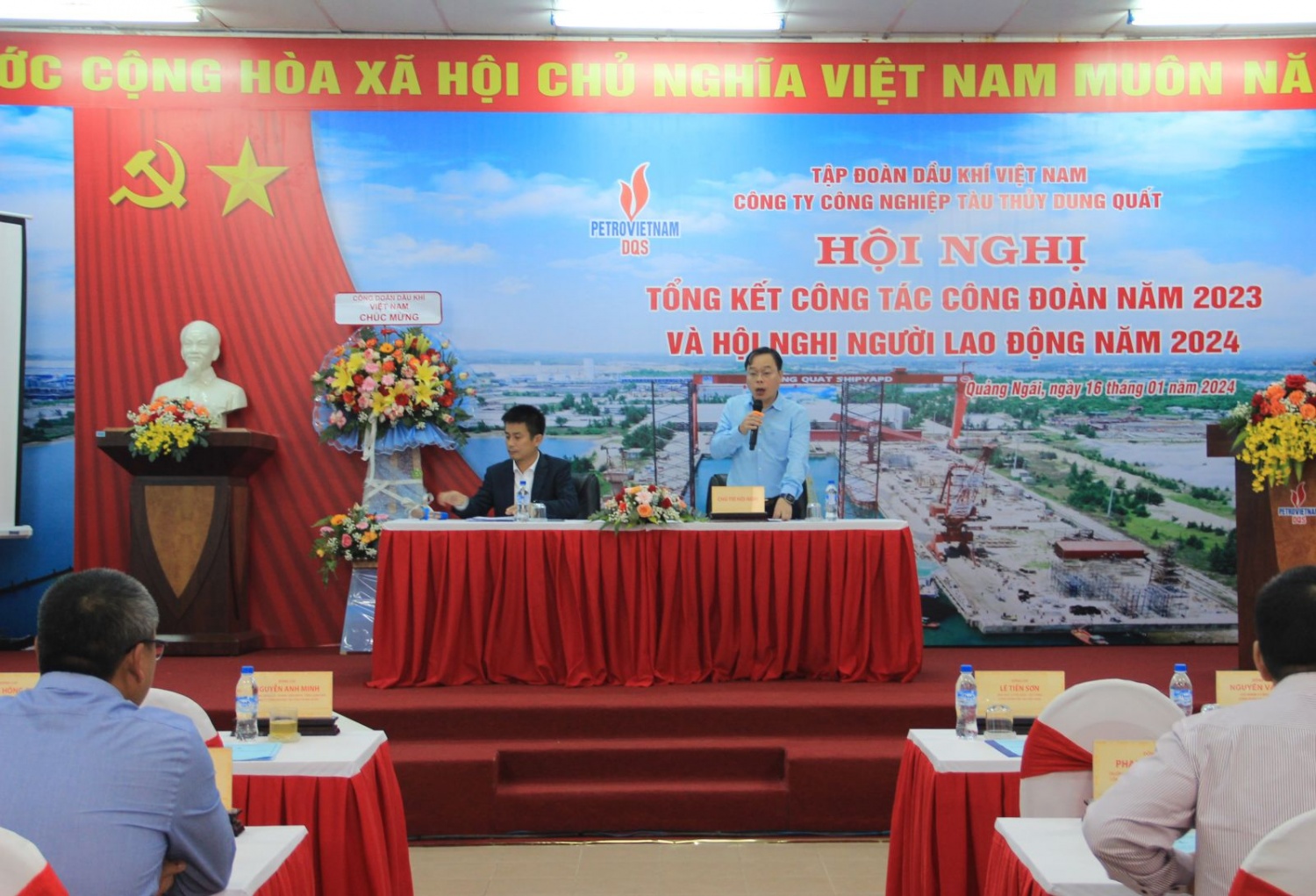 DQS tổ chức Hội nghị Người lao động năm 2024: Nâng cao đời sống, giữ chân nguồn lao động có tay nghề cao DQS tổ chức Hội nghị Người lao động năm 2024: Nâng cao đời sống, giữ chân nguồn lao động có tay nghề cao