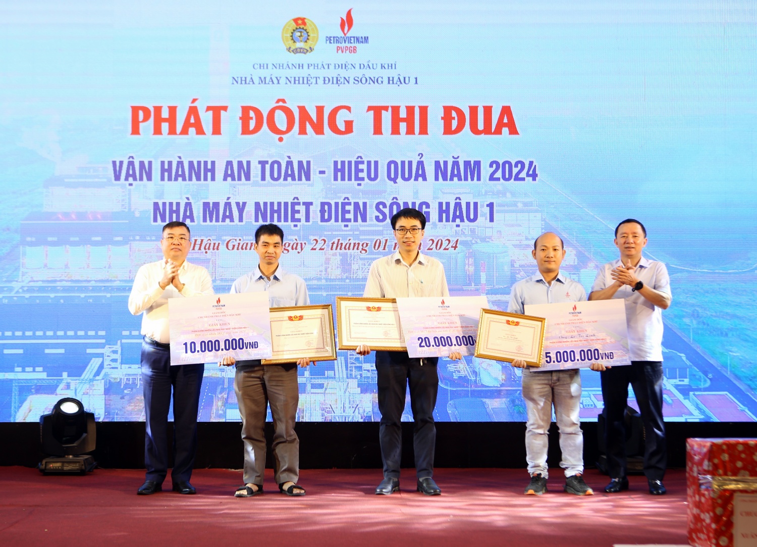 Nhà máy Nhiệt điện Sông Hậu 1 quyết tâm vận hành an toàn, hiệu quả Thi đua vận hành an toàn, hiệu quả Nhà máy Nhiệt điện Sông Hậu 1