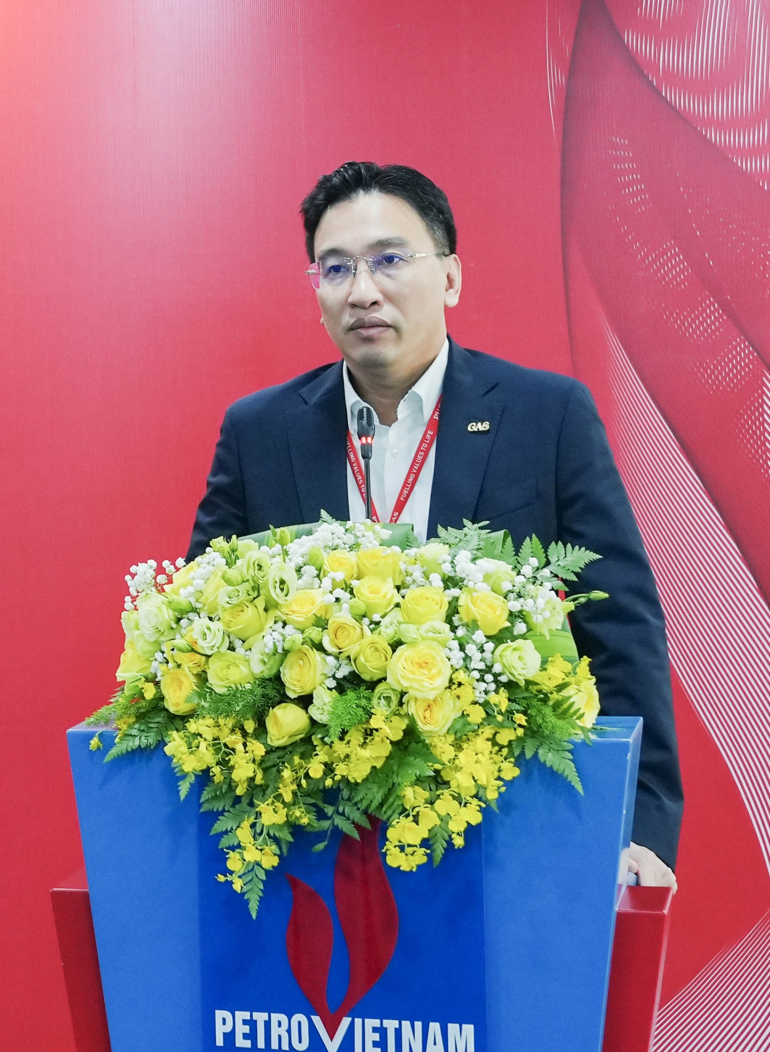 Chủ tịch HĐQT PV GAS Nguyễn Thanh Bình phát biểu Chủ tịch HĐQT PV GAS Nguyễn Thanh Bình phát biểu