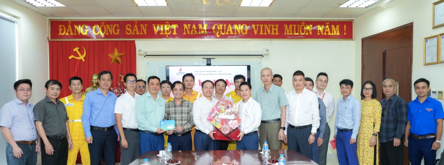 Lãnh đạo PV GAS chúc Tết PV GAS PIPE Lãnh đạo PV GAS chúc Tết PV GAS PIPE