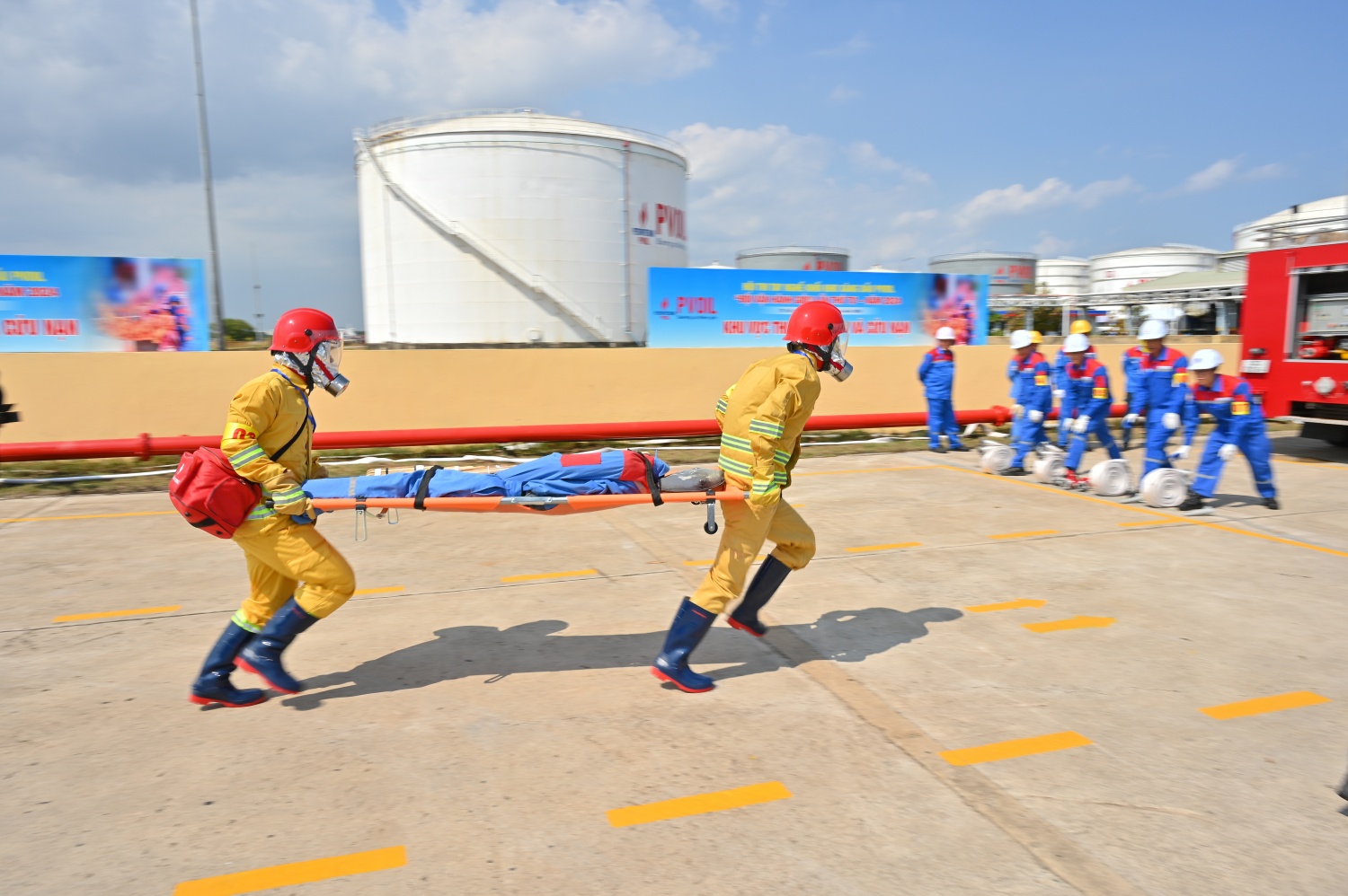 PVOIL tổ chức thành công Hội thi tay nghề khối kho xăng dầu “Đội vận hành giỏi” lần thứ tư - năm 2024 PVOIL tổ chức thành công Hội thi tay nghề khối kho xăng dầu “Đội vận hành giỏi” lần thứ tư - năm 2024