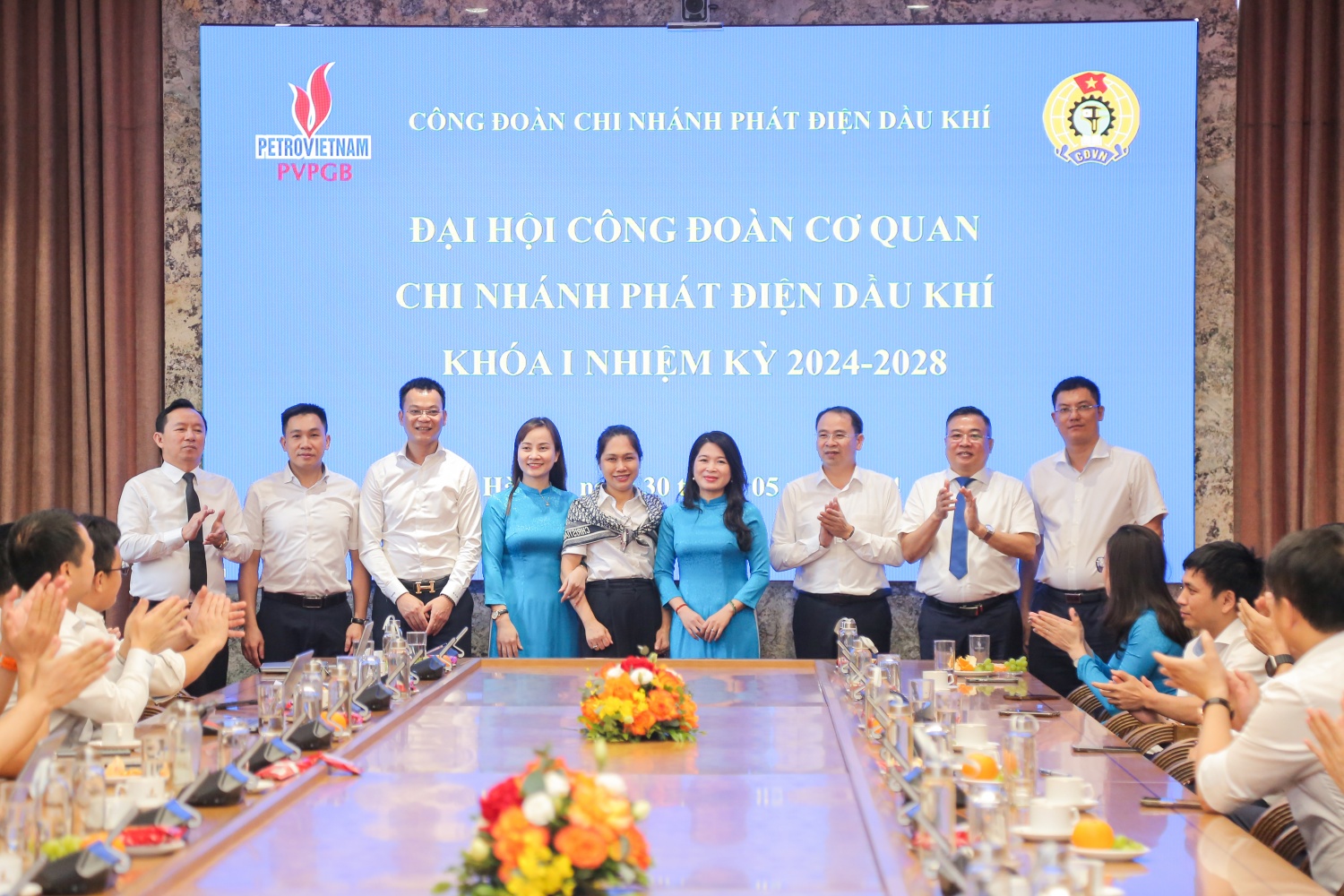 Công đoàn Cơ quan Chi nhánh Phát điện Dầu khí tổ chức thành công Đại hội lần thứ I, nhiệm kỳ 2024 - 2028 Công đoàn Cơ quan Chi nhánh Phát điện Dầu khí tổ chức thành công Đại hội lần thứ I, nhiệm kỳ 2024 - 2028