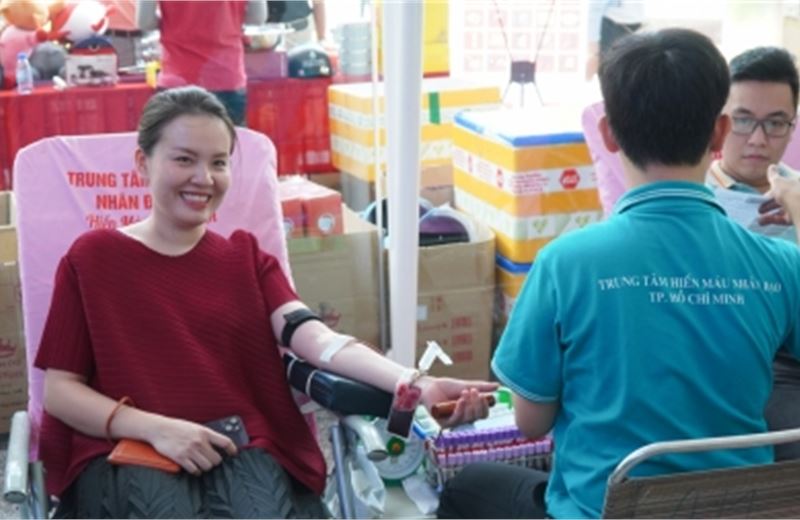 Các đơn vị Dầu khí khu vực TP HCM tổ chức hiến máu nhân đạo "Nhiệt huyết người Dầu khí"