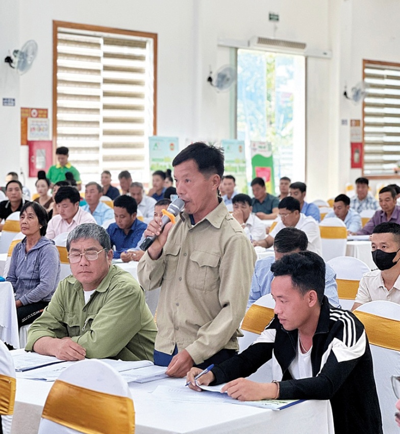 Qua chương trình, nhiều nông dân phấn khởi vì đã tìm ra giải pháp canh tác hiệu quả