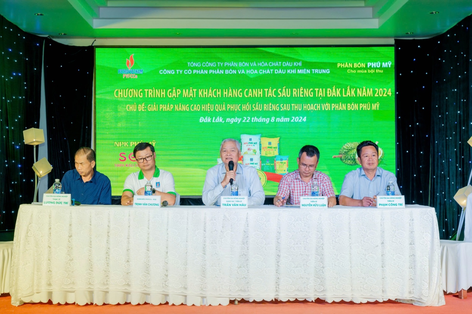 NPK Phú Mỹ đồng hành cùng thủ phủ sầu riêng phát triển bền vững NPK Phú Mỹ đồng hành cùng thủ phủ sầu riêng phát triển bền vững
