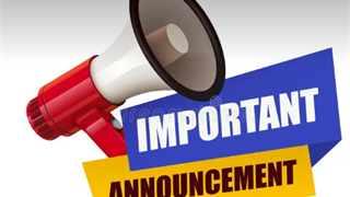 Announcement