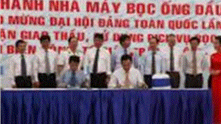 Khánh thành Nhà máy Bọc ống Dầu khí đầu tiên, duy nhất tại Việt Nam 