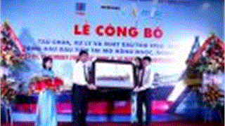 Tàu FPSO Ruby II nhận dòng dầu đầu tiên tại mỏ Hồng Ngọc