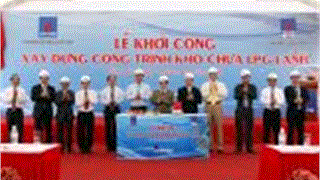 Khởi công xây dựng Dự án kho chứa LPG lạnh Thị Vải tỉnh Bà Rịa - Vũng Tàu