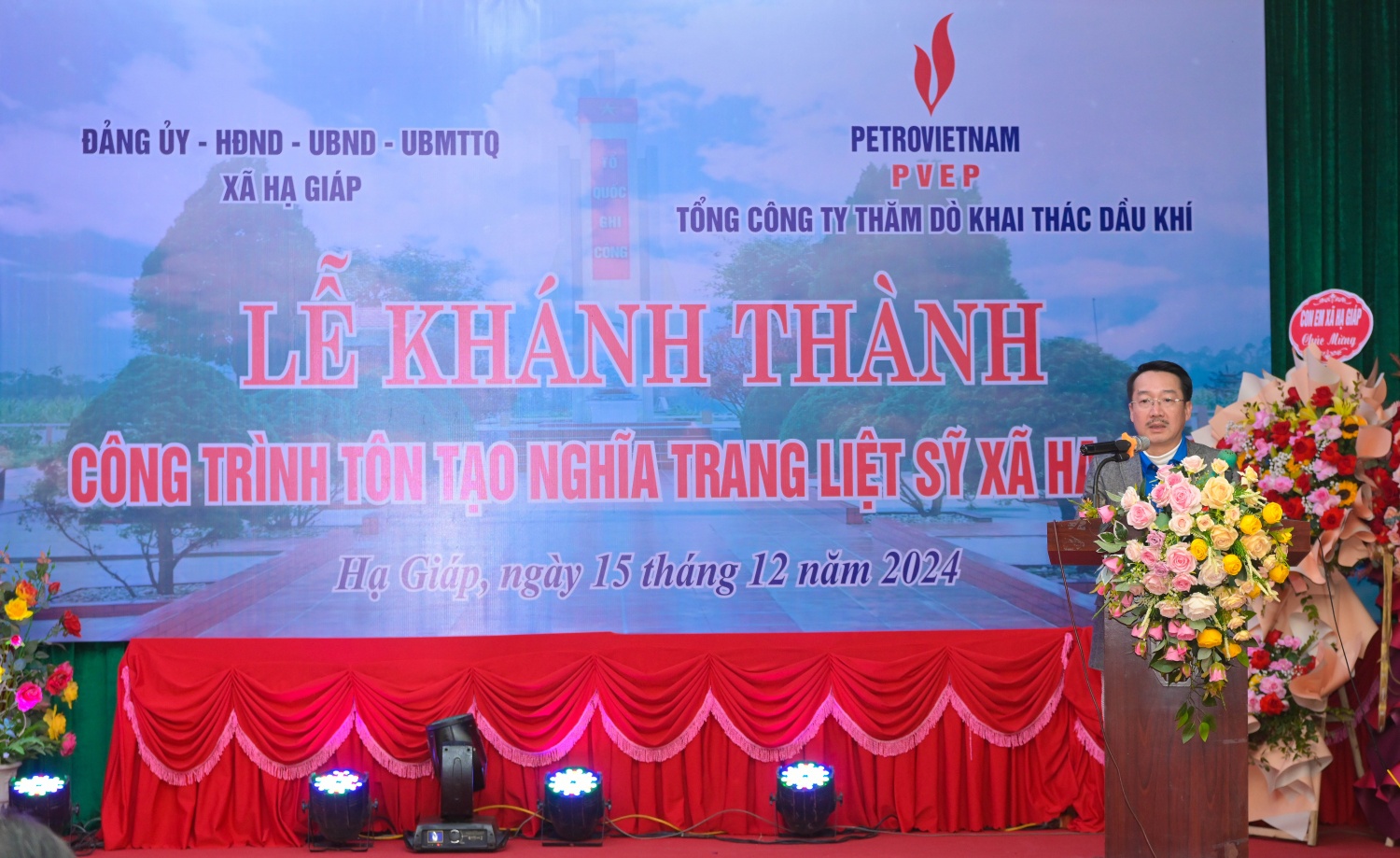 Petrovietnam/PVEP tôn tạo Nghĩa trang liệt sĩ và tài trợ kinh phí tu sửa trường học xã Hạ Giáp, Phú Thọ