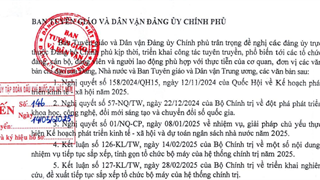 Công văn số 146 tuyên truyền các văn bản chỉ đạo của Đảng, nhà nước và Ban Tuyên giáo Dân vận TW