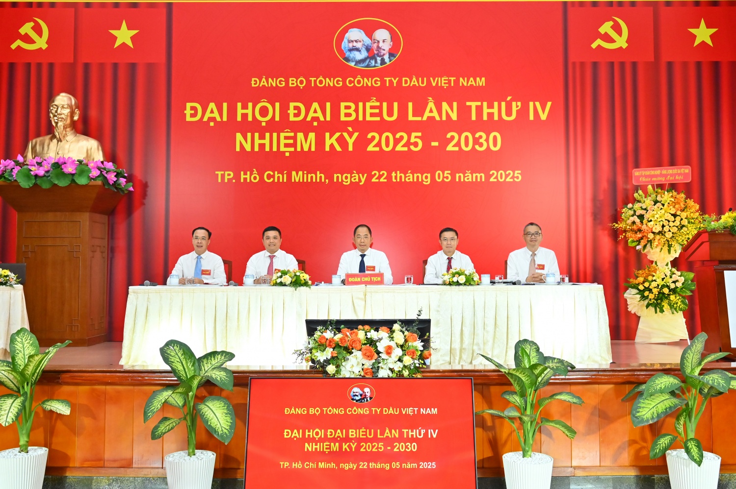 Đảng bộ Tổng công ty Dầu Việt Nam tổ chức thành công Đại hội Đại biểu lần thứ IV, nhiệm kỳ 2025-2030”