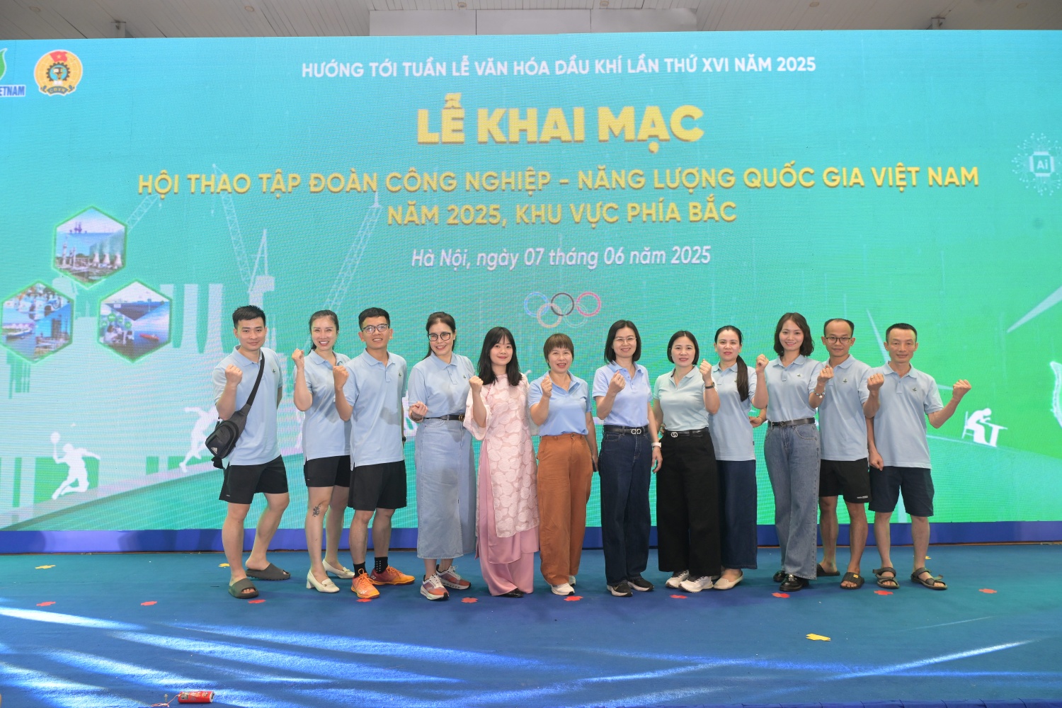 Tưng bừng khai mạc Hội thao Petrovietnam khu vực phía Bắc năm 2025