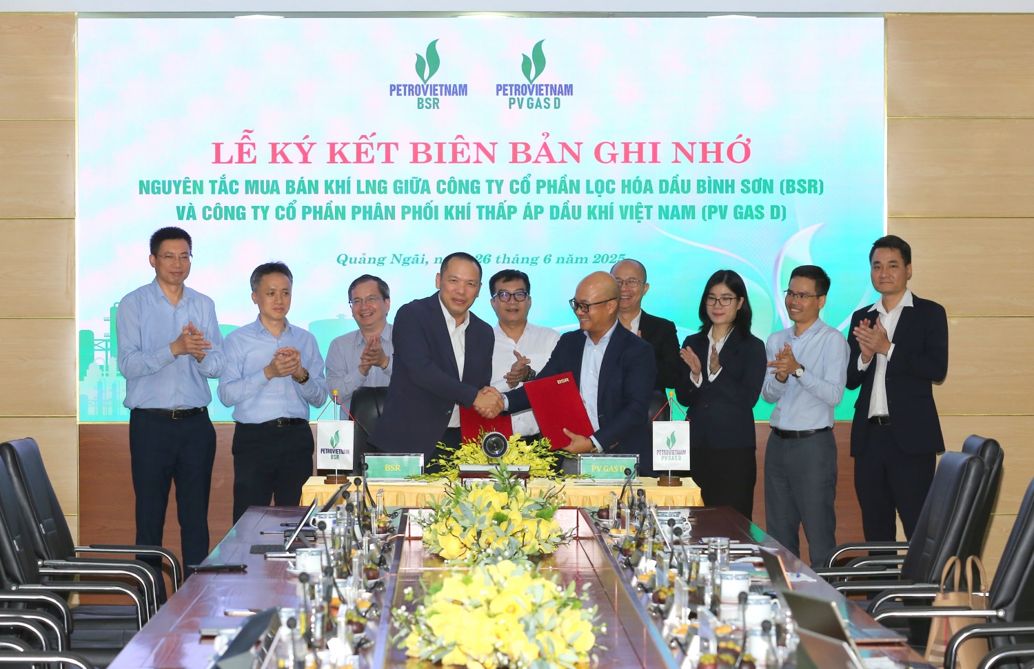 BSR và PV GAS D ký kết Biên bản ghi nhớ hợp tác về nguyên tắc mua bán khí LNG”