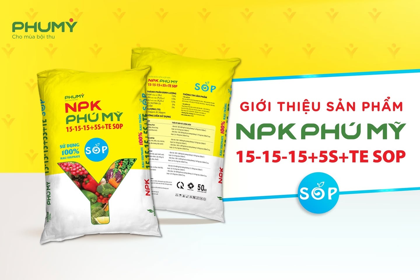 Phân bón Phú Mỹ ra mắt sản phẩm mới sử dụng 100% Kali Sulphate”