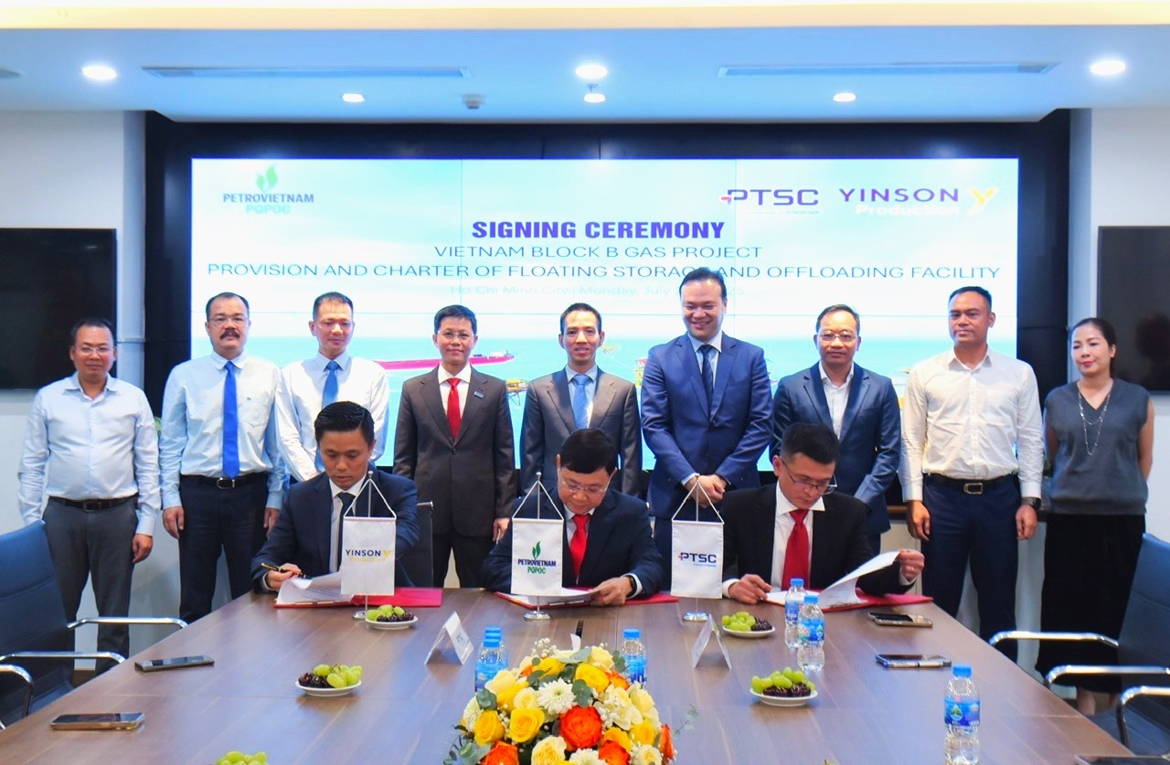 PTSC và Yinson Production ký Hợp đồng cung cấp FSO cho dự án Lô B”