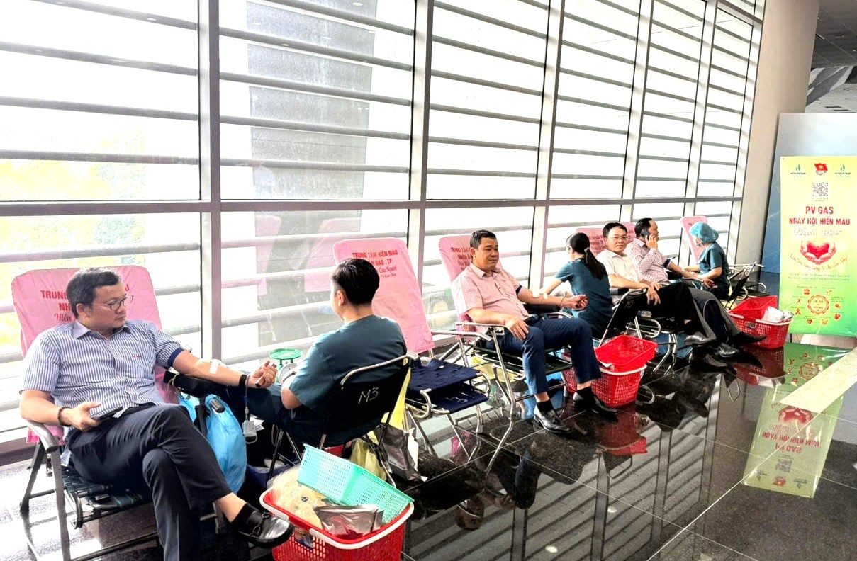 PV GAS lan tỏa năng lượng từ những tấm lòng qua ngày hội hiến máu năm 2025”