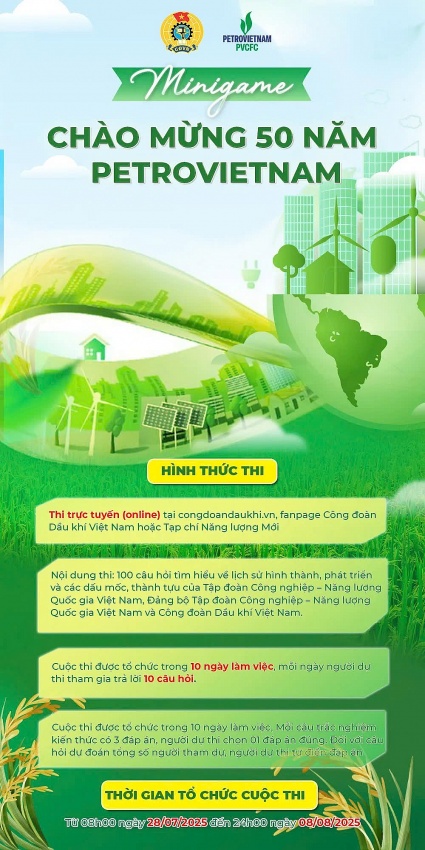 Không khí tưng bừng chào mừng Đại hội Đảng bộ Tập đoàn Công nghiệp - Năng lượng Quốc gia Việt Nam lần thứ IV, nhiệm kỳ 2025-2030