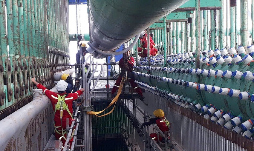 Lò hơi Long Phú 1 vào guồng lắp đặt, dự án bám sát tiến độ tổng thể”