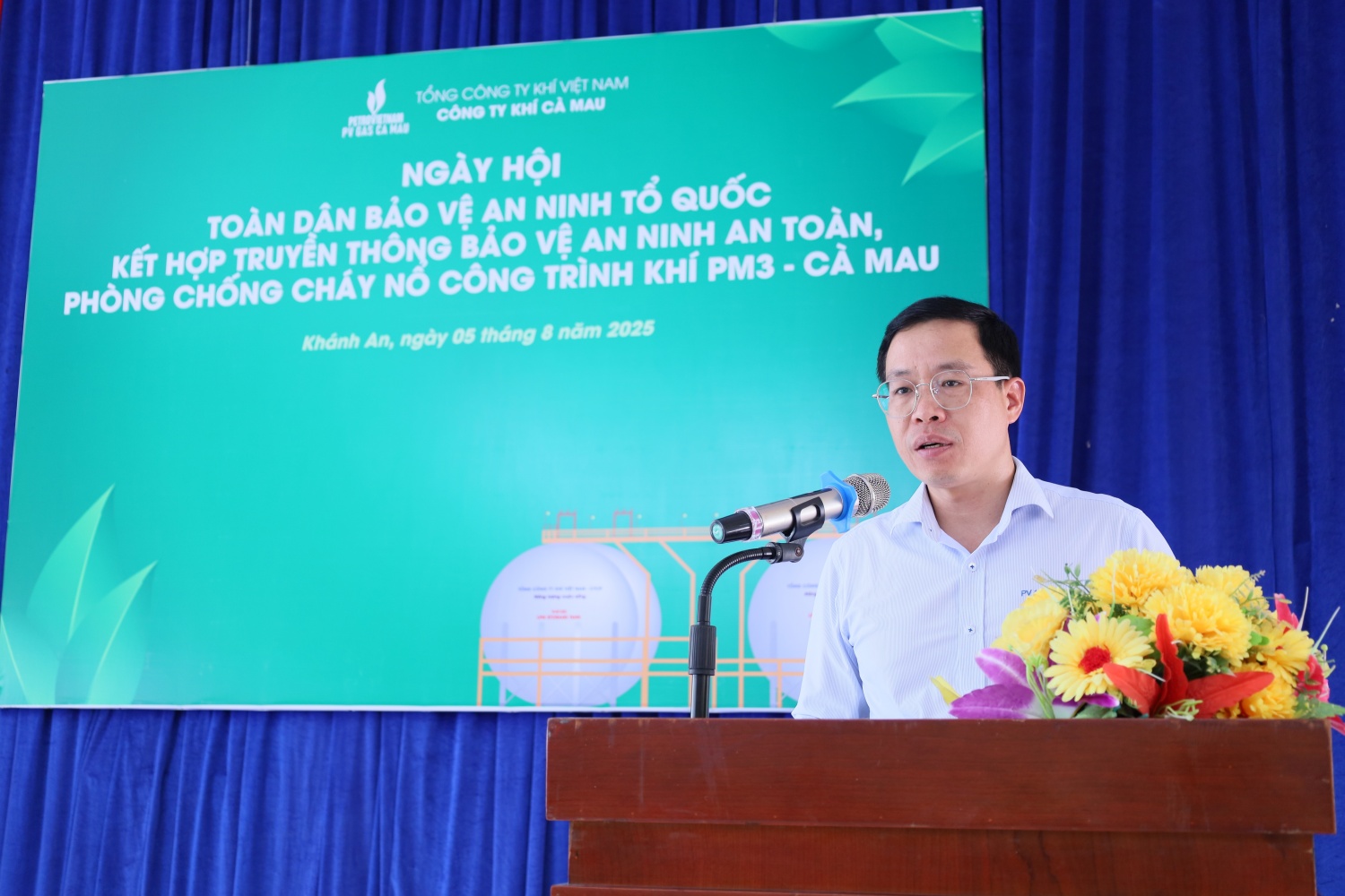 PV GAS CA MAU truyền thông bảo vệ an ninh Tổ quốc và an toàn công trình khí”