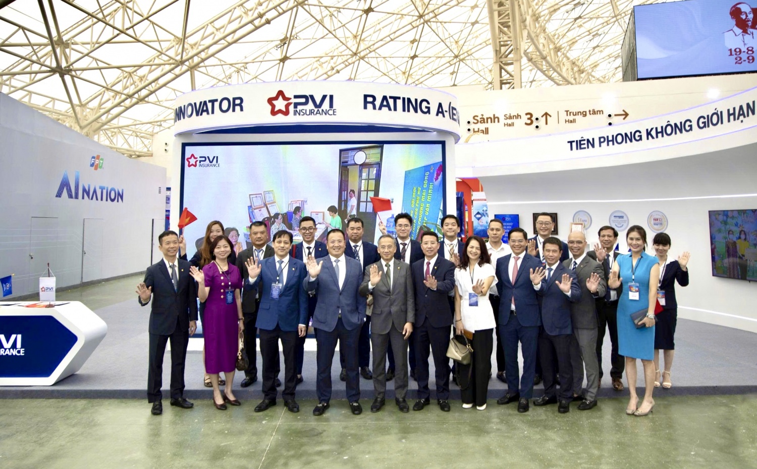 Bảo hiểm PVI tại Triển lãm thành tựu 80 năm, cùng đất nước viết nên thành tựu”