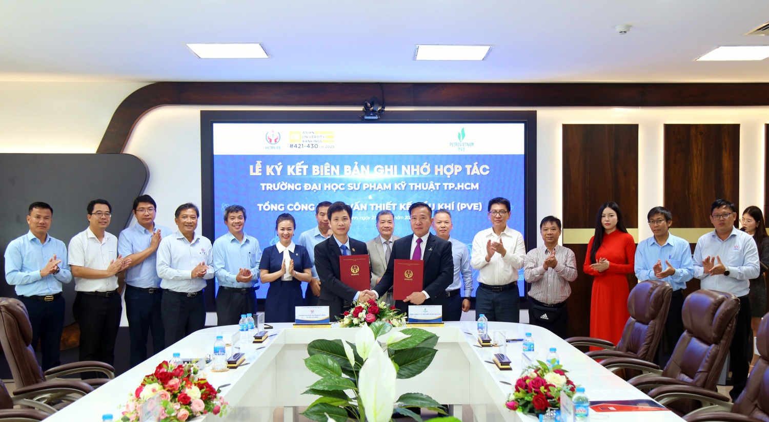 PVE và HCMUTE ký kết thỏa thuận hợp tác toàn diện trong đào tạo và nghiên cứu”