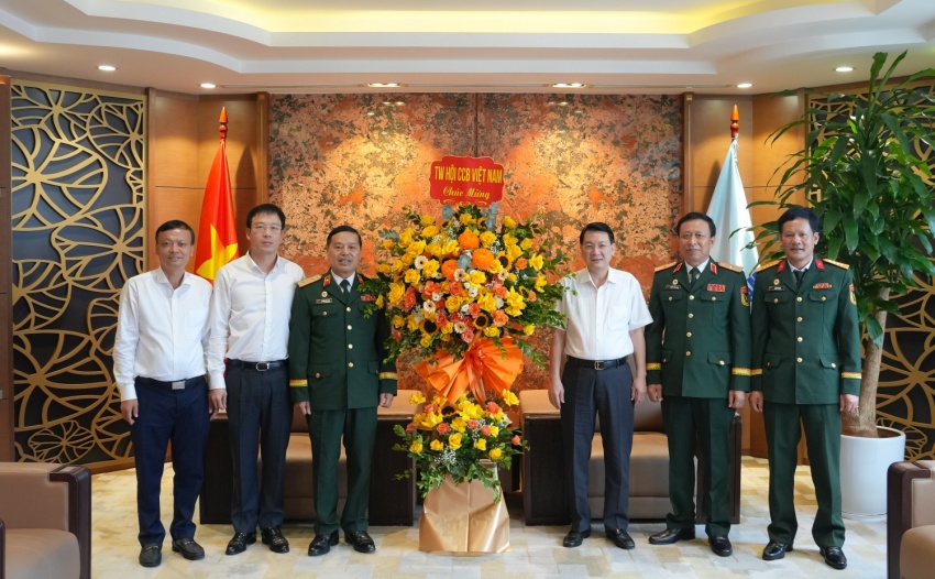 Đoàn công tác Trung ương Hội CCB Việt Nam chúc mừng Petrovietnam nhân kỷ niệm 50 năm thành lập Tập đoàn”
