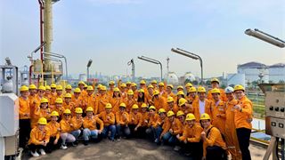 Đoàn học viên lớp “Lãnh đạo tương lai Petrovietnam" 2025 trải nghiệm thực tế tại Kho cảng LNG Thị Vải