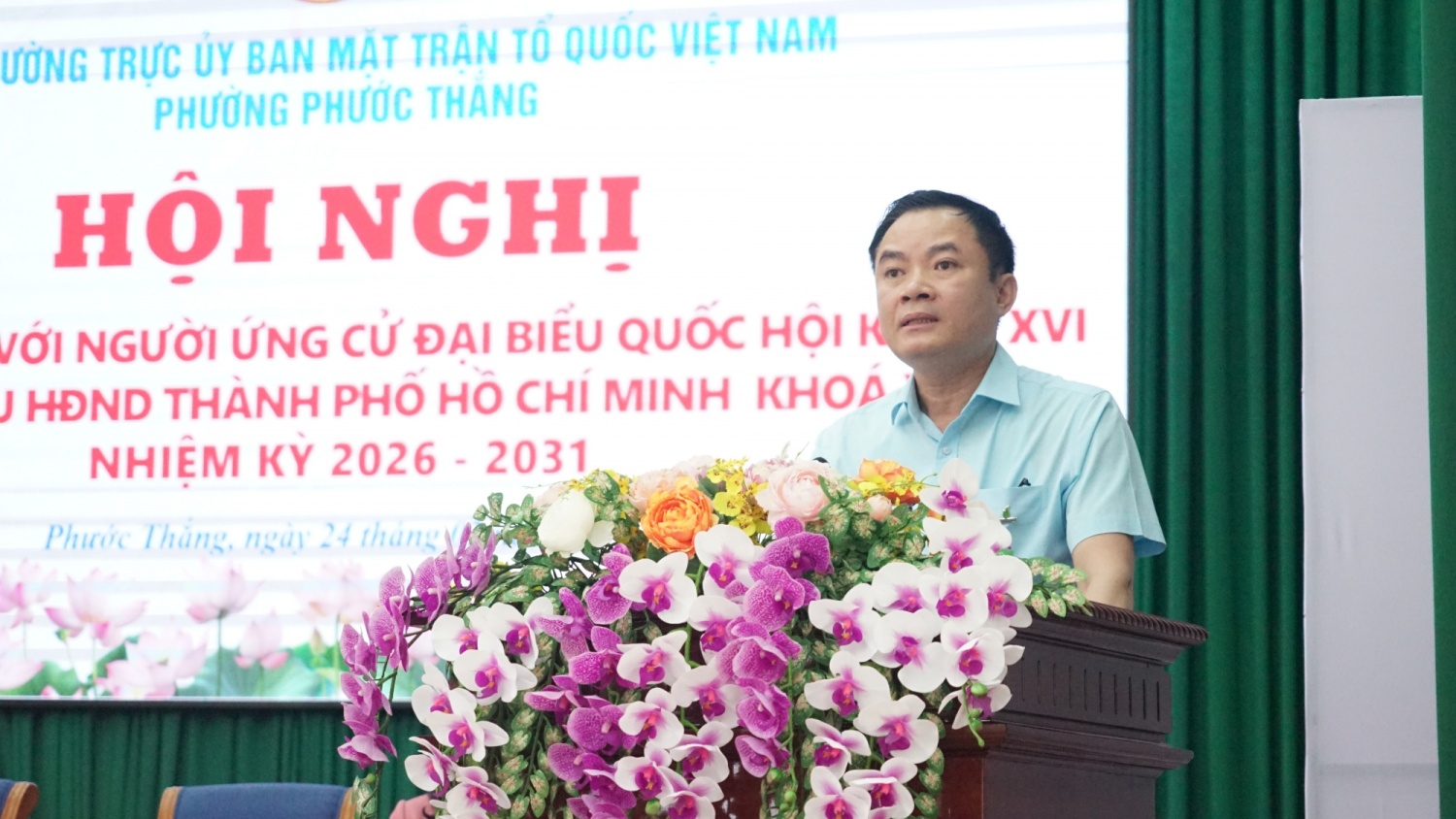 Đồng chí Lê Ngọc Sơn tiếp xúc cử tri, vận động bầu cử đại biểu Quốc hội khóa XVI