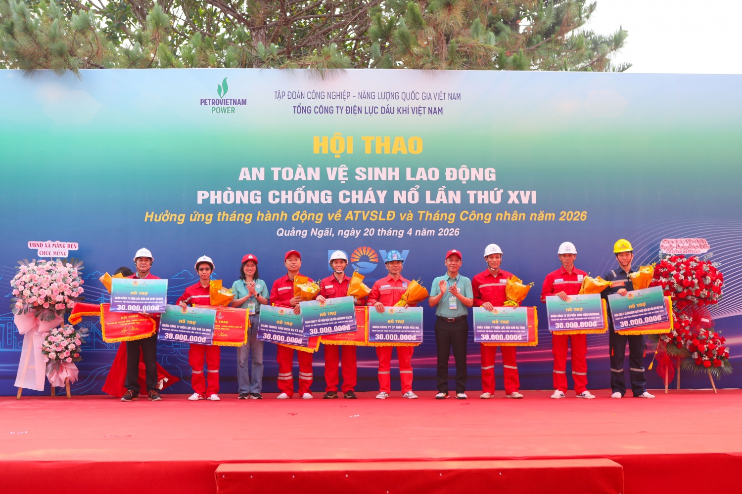 Sôi động và kịch tính tại hội thao ATVSLĐ, PCCN lần thứ XVI của PV Power”