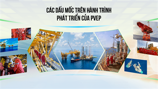 [Infographic] Các dấu mốc trên hành trình phát triển của PVEP