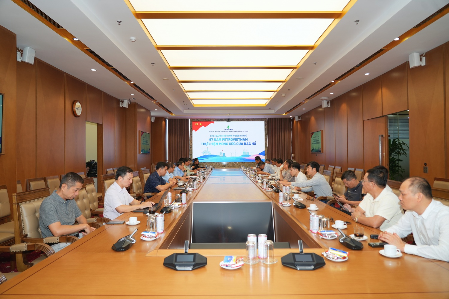 Đảng bộ Bộ máy QL&ĐH Petrovietnam khơi dậy khát vọng phát triển từ mong ước của Bác Hồ