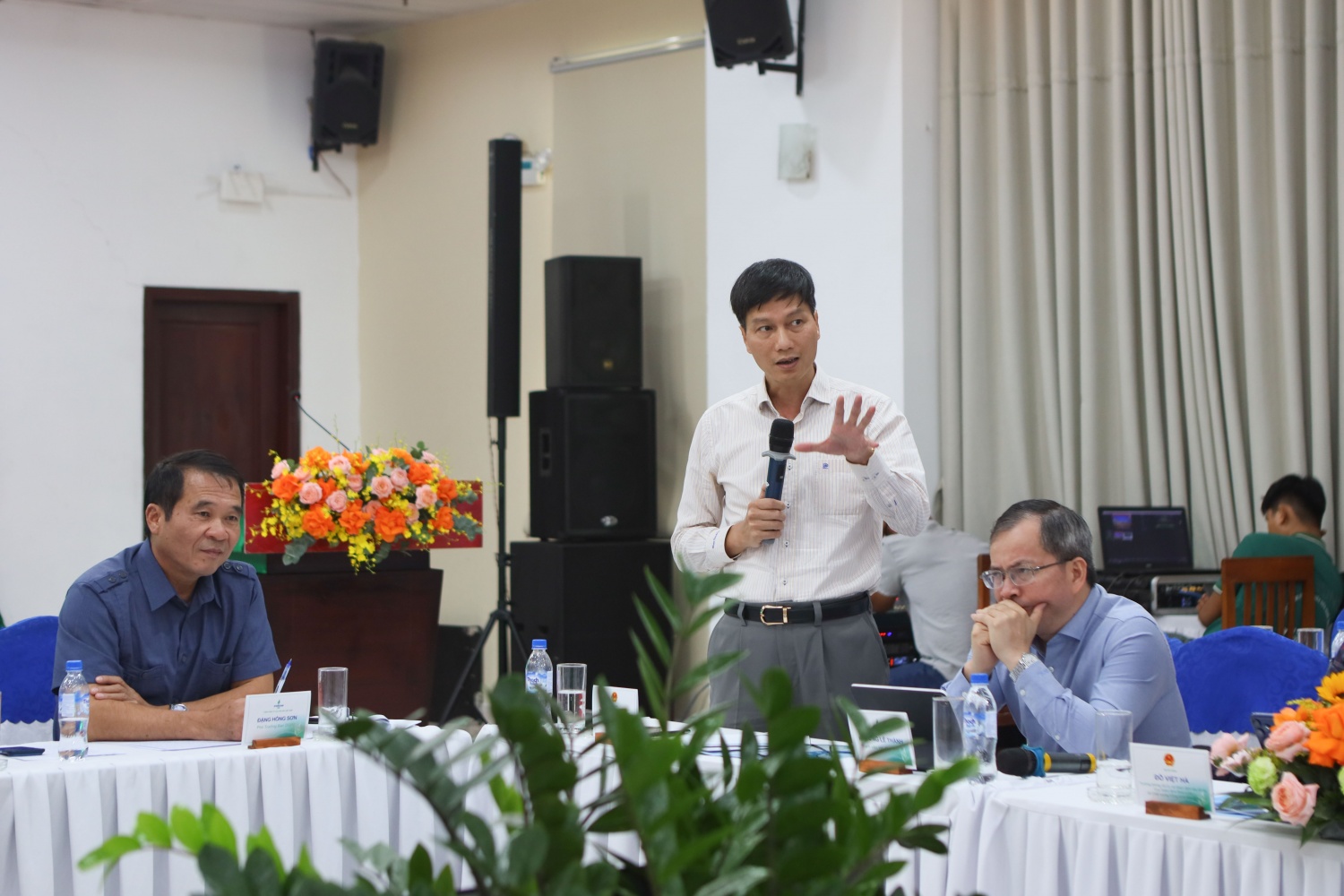 Ông Nguyễn Bắc Thủy - Trưởng phòng Kinh tế và Hợp đồng Xây dựng, Cục Kinh tế - Quản lý đầu tư xây dựng (Bộ Xây dựng) lưu ý nhiều vấn đề trong quá trình thực hiện hợp đồng EPC của dự án.