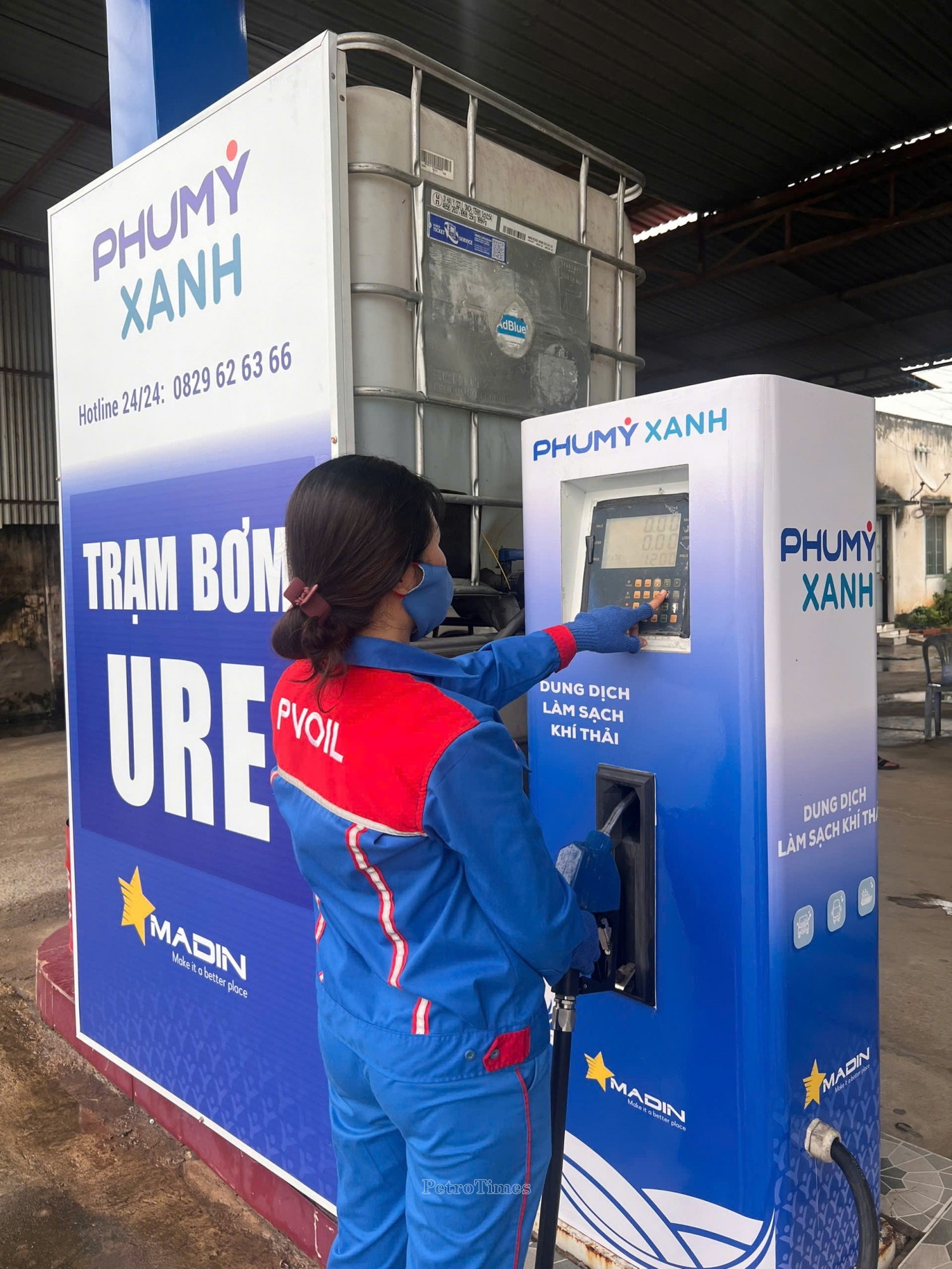 PVFCCo - Phú Mỹ đưa sản phẩm DEF Phú Mỹ Xanh ra thị trường và phát triển kênh phân phối qua hệ thống cửa hàng xăng dầu của PVOIL.