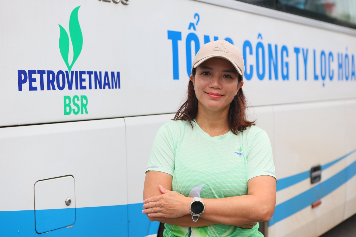 Chị Nguyễn Thị Thúy Mai, Đội trưởng Đội bơi BSR.