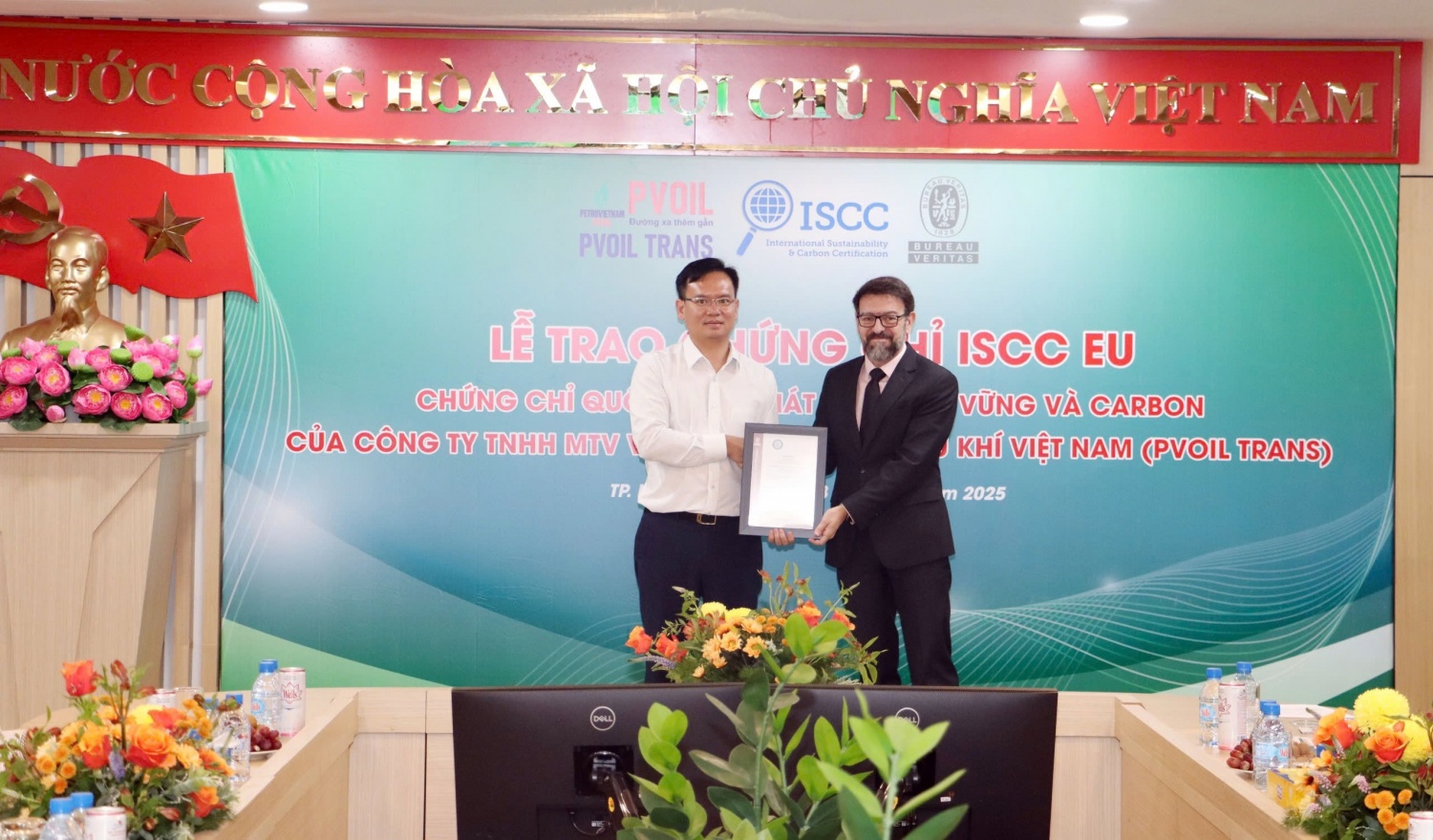 PVOIL Trans đón nhận chứng chỉ ISCC EU