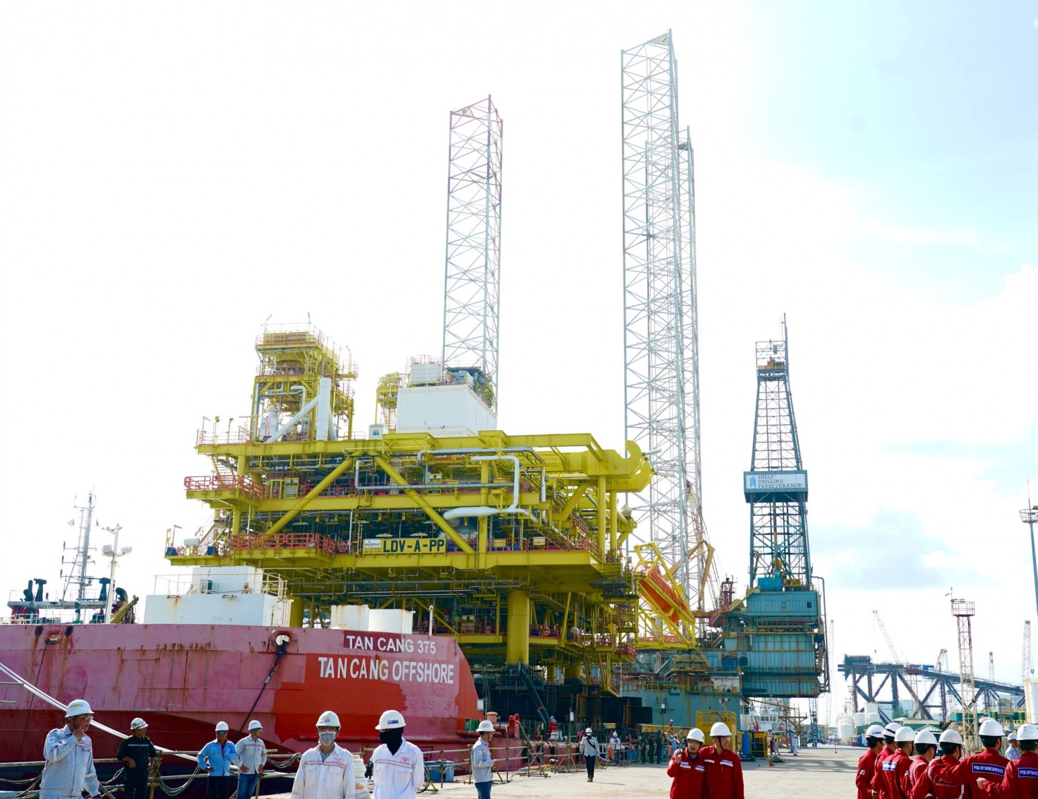 Topside Module của giàn xử lý trung tâm LDV-A.