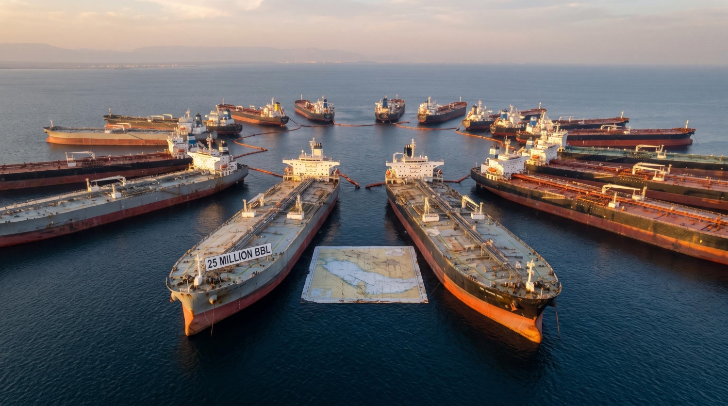 Các tàu chở dầu chuẩn bị cho khả năng eo biển Hormuz mở lại. (Ảnh: AFP)